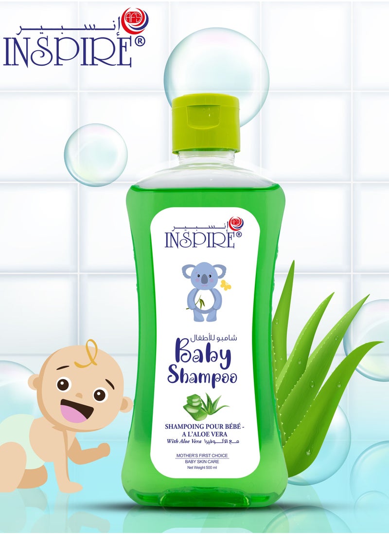 Inspire - Aloe vera Inspire Baby Shampoo 500ML - Image 1