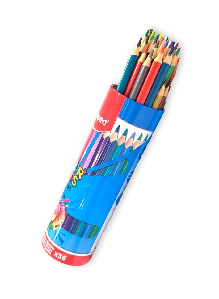 Maped 36-Piece Colour Pencils in Cylinder Multicolour - Image 2