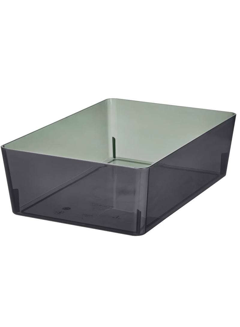 erorex Box, transparent black, 18x26x8 cm - Image 1