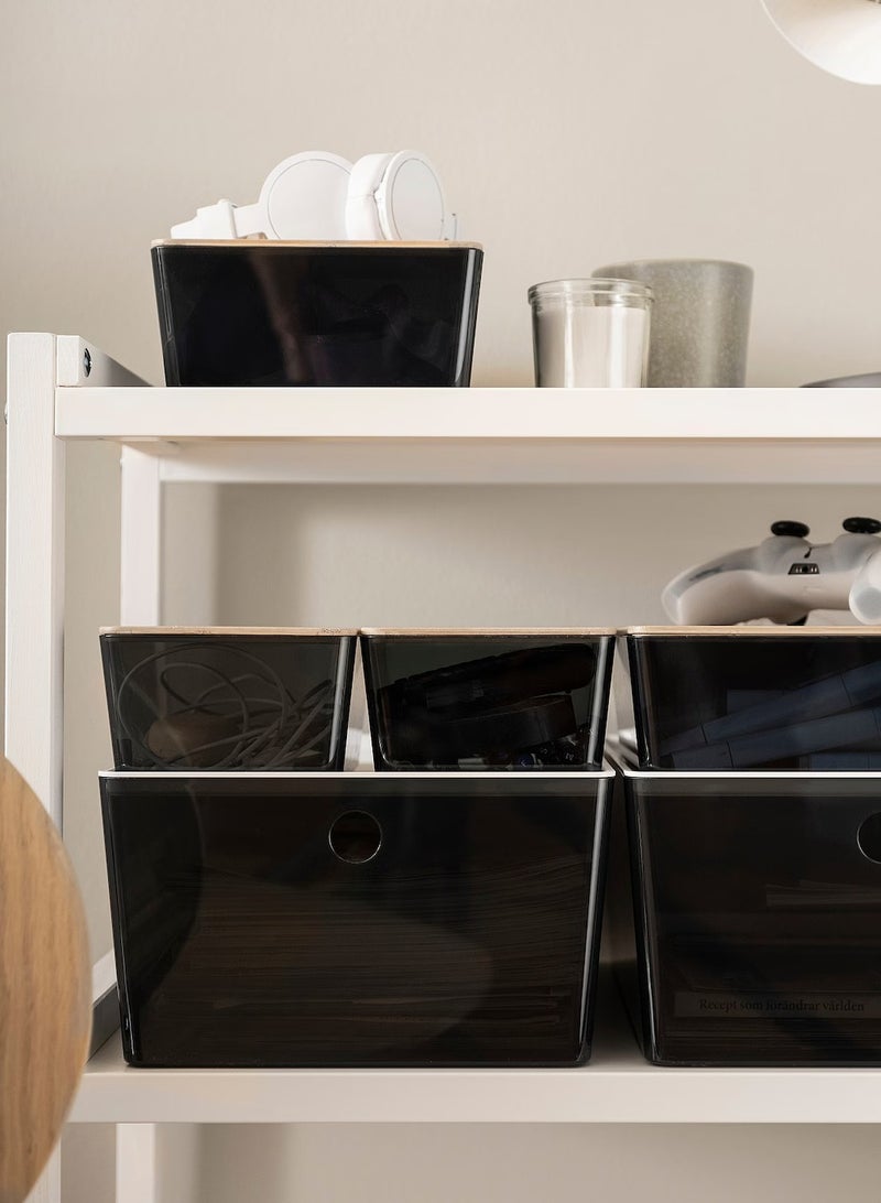 erorex Box, transparent black, 18x26x8 cm - Image 3