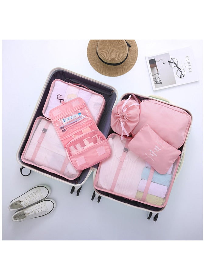 7-Piece Travel Organizer Luggage Set for Suitcase Organizer, Storage Bag, Compression Bag, Travel Bag with Zipper  - Image 4
