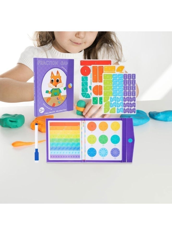 Twisoo  Math Manipulatives Fraction Tiles & Circles for Kids | Educational Mathematics Learning Set | Preschool & Early Grade Math Toy for Children Ages 4–7 - Image 3