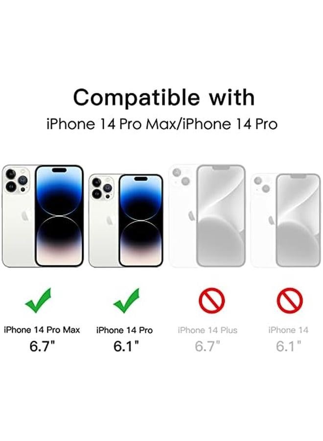 جي تيك واقي عدسة الكاميرا لهاتف آيفون 14 برو 6.1 بوصة وآيفون 14 برو ماكس 6.7 بوصة 9H غطاء معدني من الزجاج المقوى بحلقة فردية شفاف عالي الدقة عبوة من 3 قطع أرجوانية عميقة - Image 2