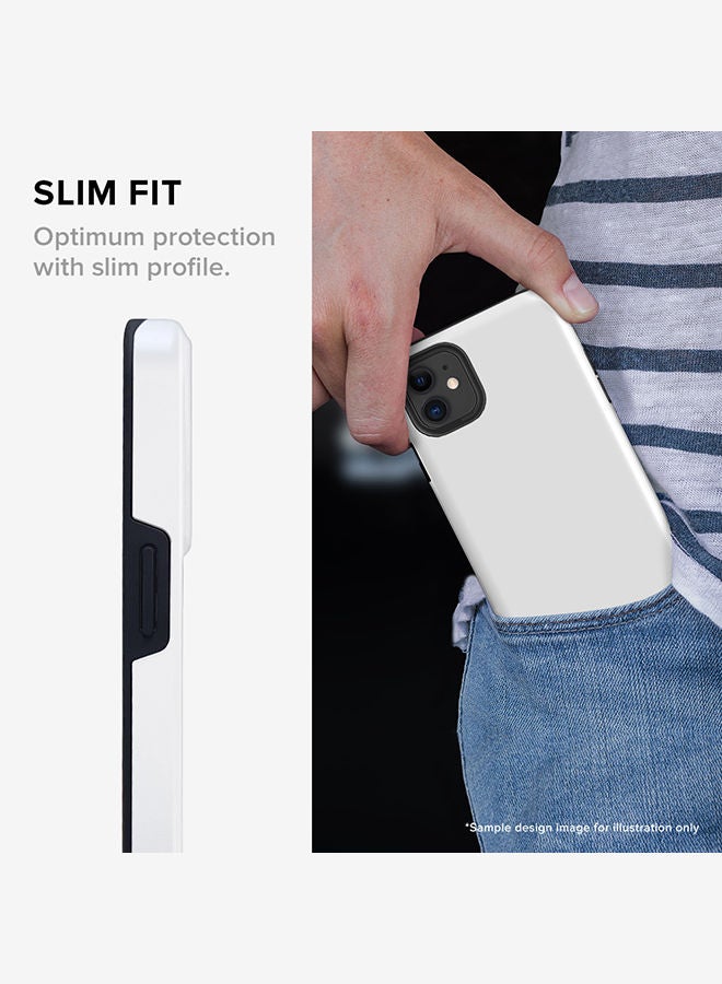 Stylizedd Tough Pro Series for Apple iPhone 11 Case Dual Layer hybrid PC TPU Customized Mobile Cover Shield with inner TPU protection Matte Finish - Football Team - UAE Player Name - A.Mabkhout - Image 2