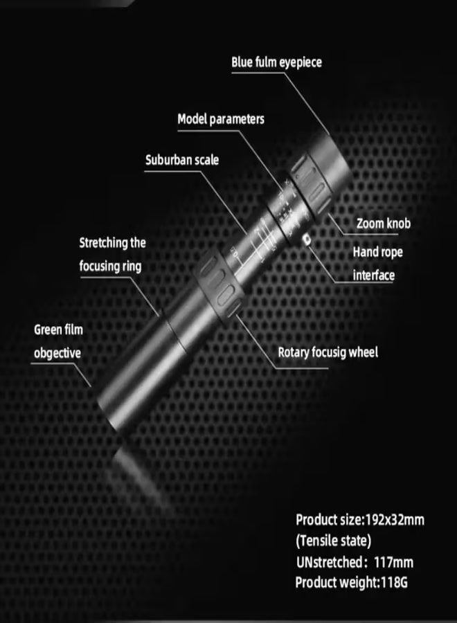 3-in-1 Telescope Kit – 10-30×40 High-Power Telescope with Tripod & Mobile Phone Stand, 25mm Objective Lens, Manual Focus, Durable ABS, Portable for Bird Watching, Stargazing, Camping & Outdoor Observation - Image 4