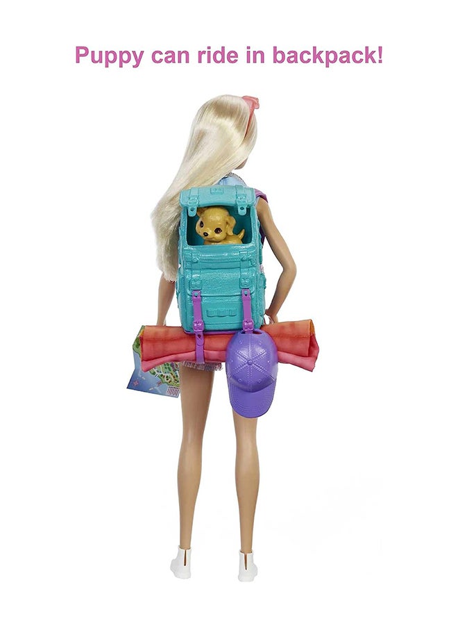 Barbie Barbie Camping Dolls + Piece Count-Doll 1  - Image 3