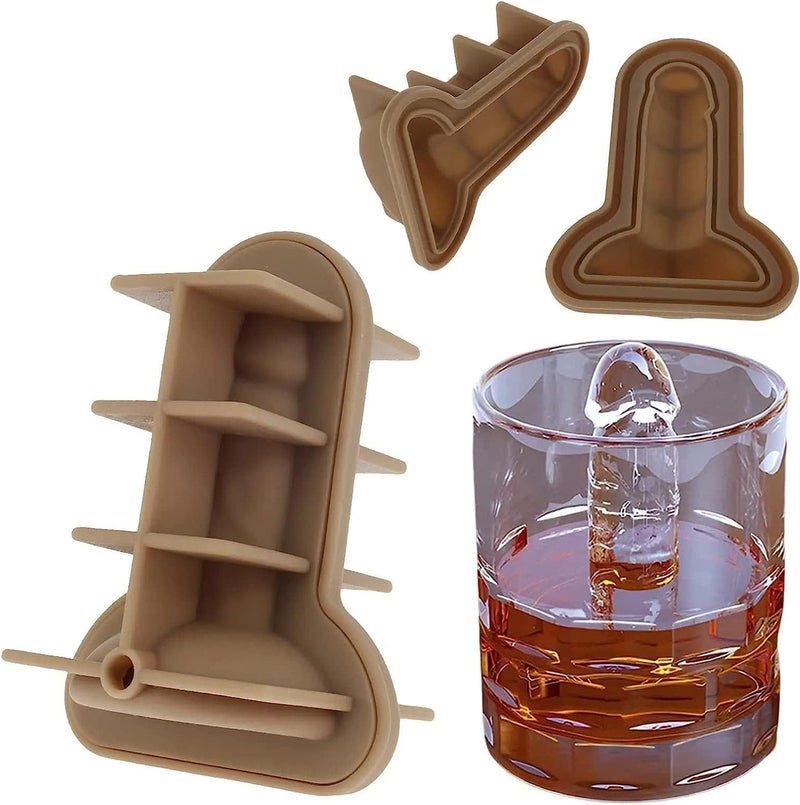 klarako Adult Prank Ice Cube Mold, Adult Ice Cube Tray, Adult Ice Cube Molds, Funny Ice Cube Tray for Gag Party Joke Gifts (Blue) - Image 5