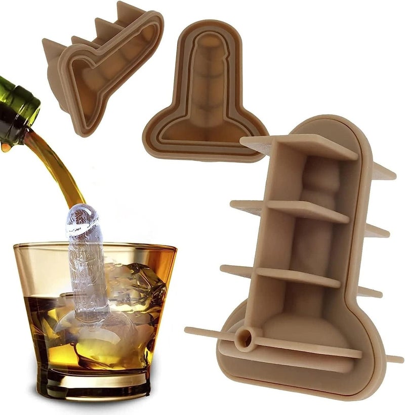 klarako Adult Prank Ice Cube Mold, Adult Ice Cube Tray, Adult Ice Cube Molds, Funny Ice Cube Tray for Gag Party Joke Gifts (Blue) - Image 4
