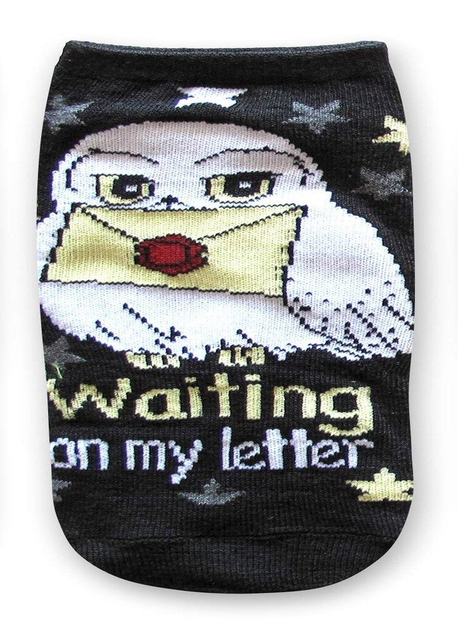 HYP Harry Potter Hedwig Hogwarts Letter Juniors/Womens 5 Pack Ankle Socks Size 4-10 Multi - Image 3