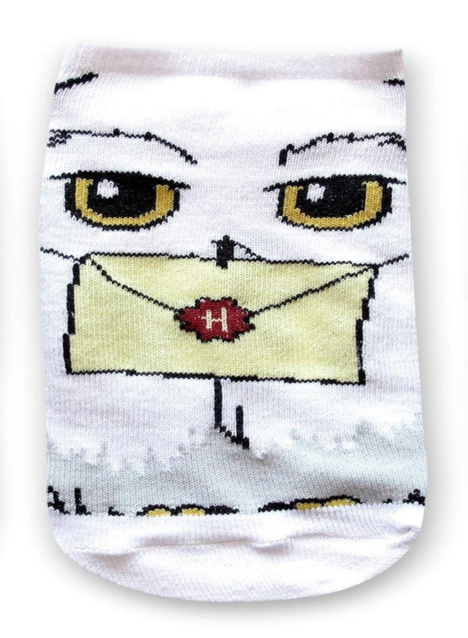 HYP Harry Potter Hedwig Hogwarts Letter Juniors/Womens 5 Pack Ankle Socks Size 4-10 Multi - Image 4