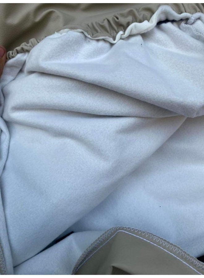 غطاء من الجلد المبطن العازيل للمياه والحراراة تماما  ومناسب لمقاس السيارة Maserati levante - Image 3