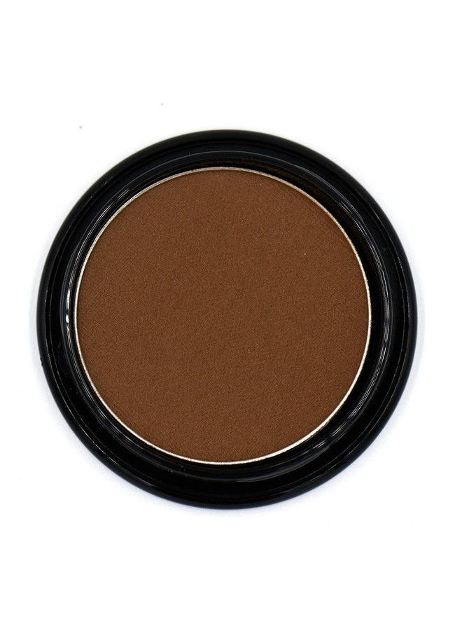 Pure Ziva ª Chocolate Brown Chestnut Cocoa Matte Opaque Pressed Powder Single Vegan Eyeshadow; Talc Paraben & Cruelty Free Single Eyeshadow  - Image 1