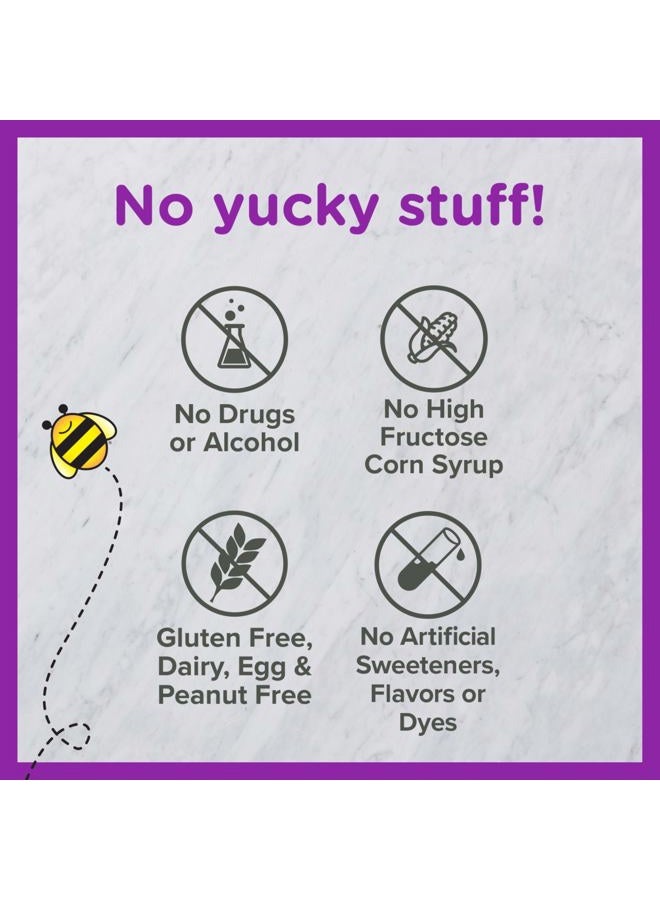 Zarbee's Children's Honey Cough Syrup + Immune Day & Night Value Pack, Daytime & Nighttime Toddler Cough Syrup with Dark Honey, Real Elderberry, Vitamin D, & Zinc, Mixed Berry, Two Pack, 2 x 4 fl. oz - Image 4