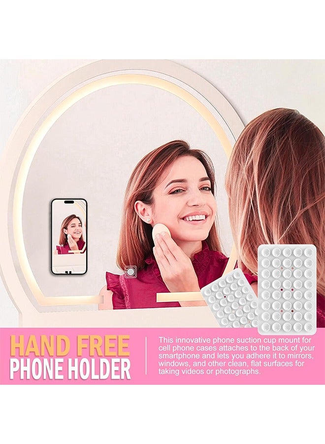 Sthxyfaith Silicone Suction Cup Phone Case Mount Double Sided, Phone Accessories Hands-Free Strong Grip Holder for Selfies and Videos, Silicon Phone Stand Sticky for iPhone and Android  - Image 4