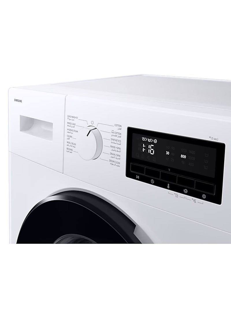Samsung New 8 Kg Front load washing machine with Quick Wash 15, DIT Motor, Fault Check Indicator, Delay End, Child lock, UAE Version 8.0 kg WW80FG3M05AWGU White - Image 4