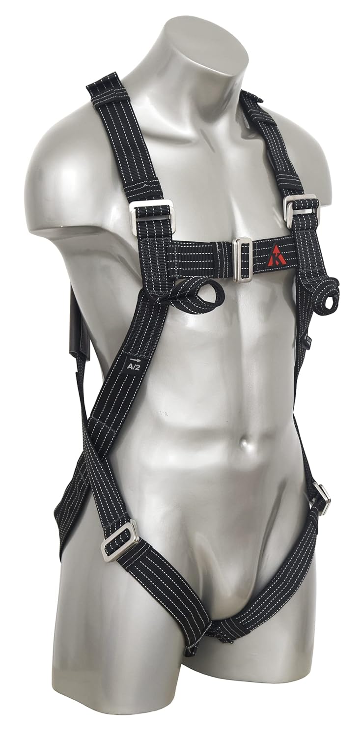 Karam Karam Full Body Nospark Safety Harness with Adjustable Shoulder Chest  Thigh Straps for Explosive Atmosphere  Construction Harness  Fall Protection Gear  PN22AS - Image 4