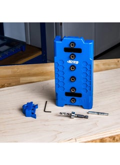 Kreg Kreg KMA3225 Shelf-Pin Jig 1/4" (6 mm) - Shelf Pin Drilling Jig - Create Perfect Holes for Wobble-Free Shelves - Drill Guide for Straight Holes  - Image 4