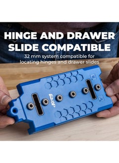 Kreg Kreg KMA3225 Shelf-Pin Jig 1/4" (6 mm) - Shelf Pin Drilling Jig - Create Perfect Holes for Wobble-Free Shelves - Drill Guide for Straight Holes  - Image 3