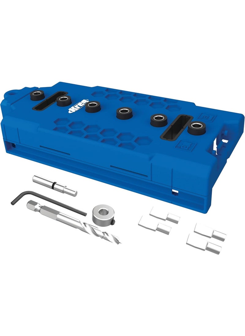 Kreg - Kreg KMA3225 Shelf-Pin Jig 1/4" (6 mm) - Shelf Pin Drilling Jig - Create Perfect Holes for Wobble-Free Shelves - Drill Guide for Straight Holes - Image 1