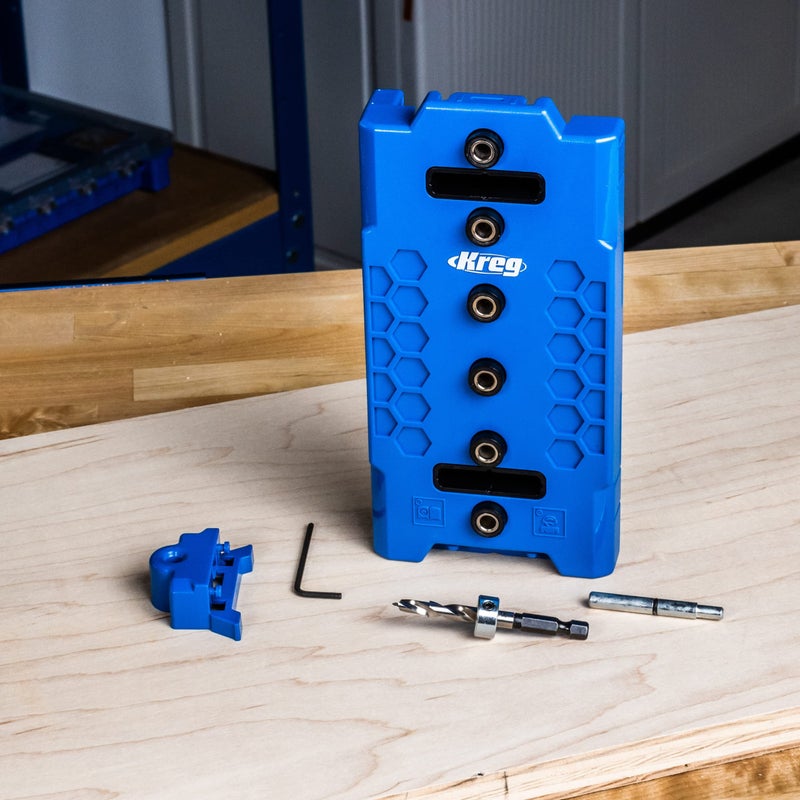 Kreg KMA3225 Shelf-Pin Jig 1/4" (6 mm) - Shelf Pin Drilling Jig - Create Perfect Holes for Wobble-Free Shelves - Drill Guide for Straight Holes - Image 2