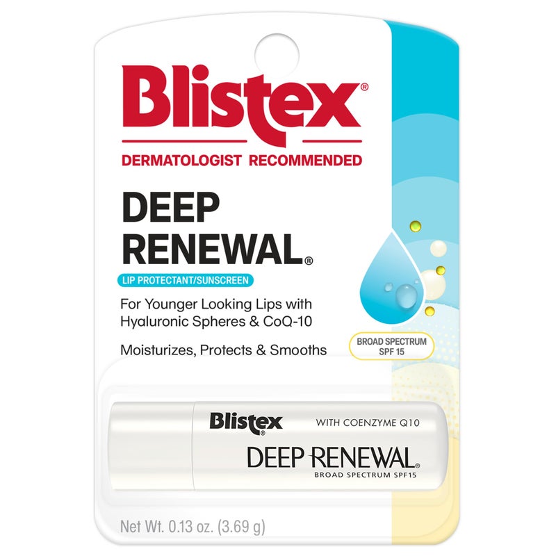 Blistex SPF 15 Deep Renewal Lip Protectant,for Younger lokking Lips, 0.13 Ounce - Image 1
