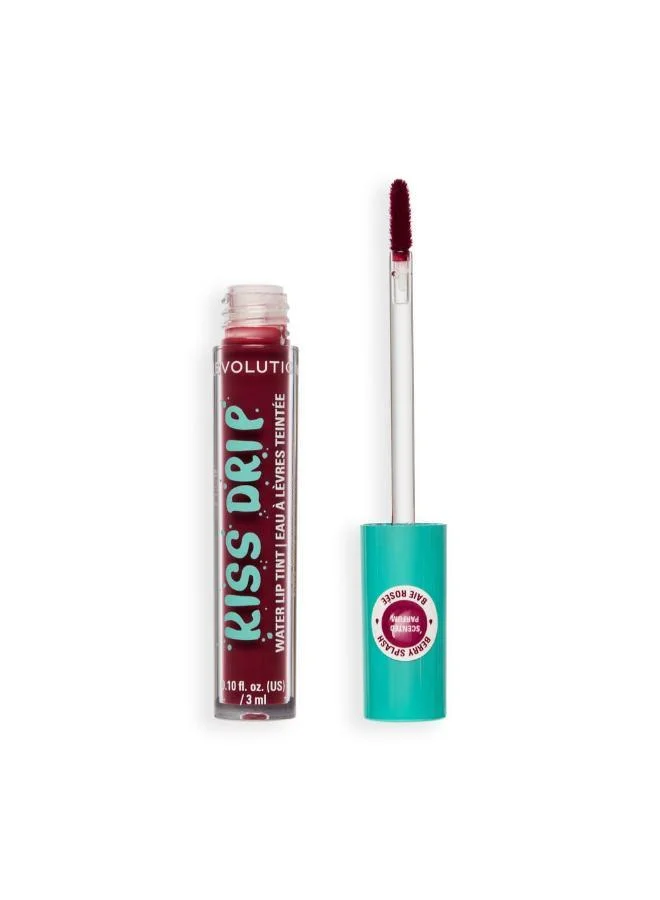 Revolution Kiss Drip Water Lip Tint Berry Splash