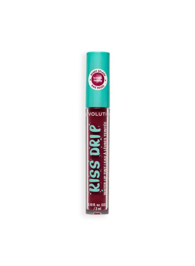 Revolution Berry Splash Kiss Drip Water Lip Tint Berry Splash for Women | Best Price UAE