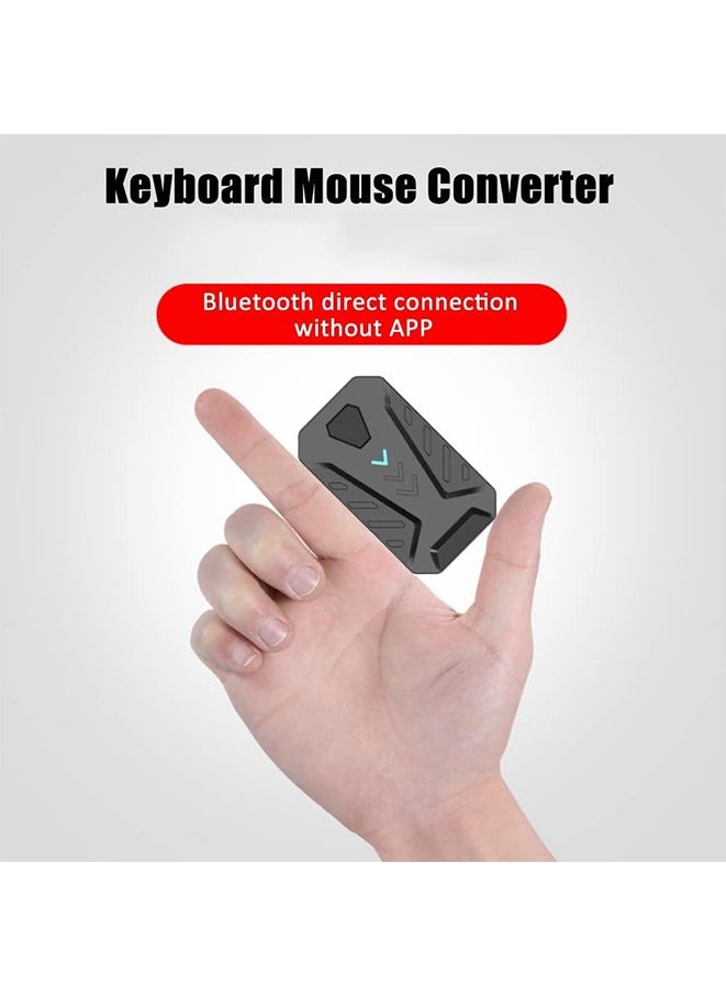 Portable Mobile Gaming Keyboard Mouse Converter Adapter MIX PRO, Mouse and Keyboard Adapter, with BT 4.0, USB2.0 High Output, Pack with Phone Stand, for Android/iOS