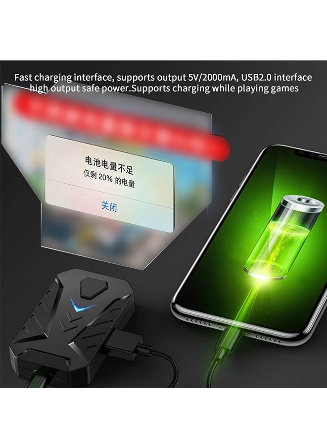 Generic Portable Mobile Gaming Keyboard Mouse Converter Adapter MIX PRO, Mouse and Keyboard Adapter, with BT 4.0, USB2.0 High Output, Pack with Phone Stand, for Android/iOS  - Image 4