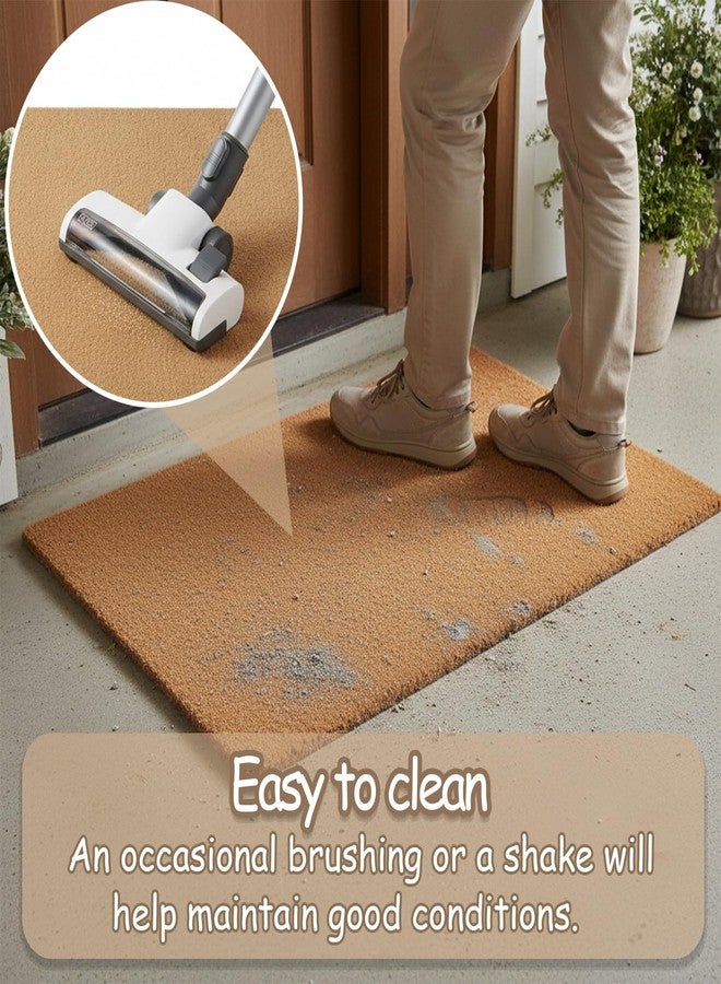 BMMN 3pack Coir Doormat, Artificial Blank Door Mats, Plain Door Mat for Painting, Welcome Doormat, Heavy Duty, Weather Resistant, for Indoor/Outdoor Use, Front Porch, Non Slip Rubber Backing 30x17'' - Image 5