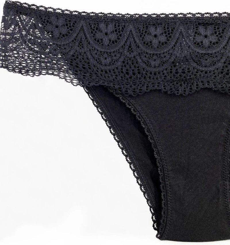 pierre cardin 2236 Women's Lace 3-Piece Wipe Panties-Colored  - Image 4