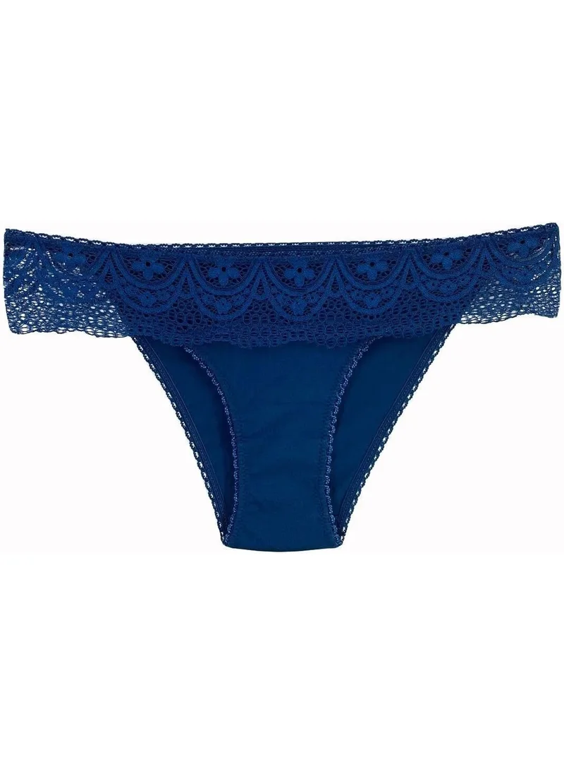 بيير كاردان 2236 Women's Lace 3-Piece Wipe Panties-Colored