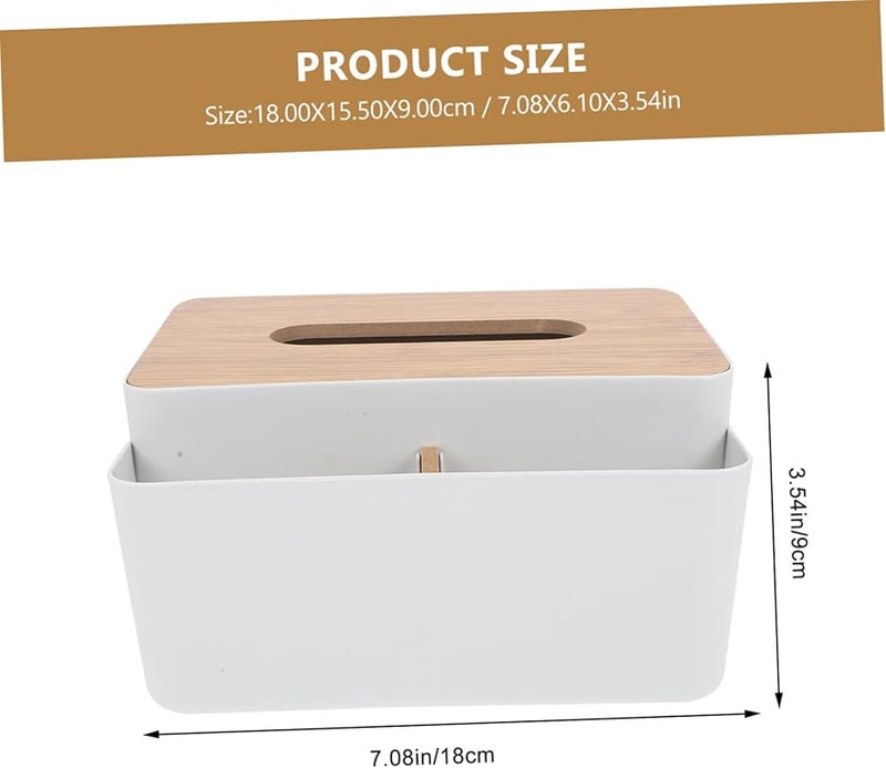 Valiclud غطاء صندوق المناديل الياباني حامل مناديل أنيق للمكتب صندوق تخزين بسيط - Image 3
