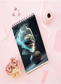Generic Notebook With Trendy design - Scary smoke 