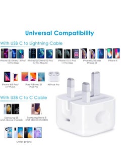 iPhone 20W Charger 【Apple MFi Certified】 USB C Plug Fast Charge and USB C to Lightning Cable 2M PD Power Adapter Compatible with iPhone 13 Pro Max 13 12 SE2020 11 XR XS Max X 8 Plus iPad Pro Air Mini