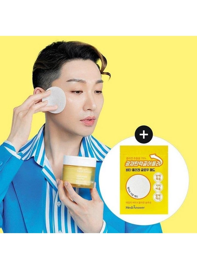 MediAnswer Vita Collagen Glow Pad 140Ml 80P Special Set (+10P) Firming/Brightening 79% Collagen 5% Niacinamide - Image 2