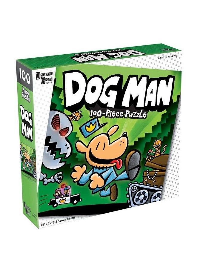 University Games - ; Dog Man Unleashed 100 Piece Children Jigsaw Puzzle - Image 1