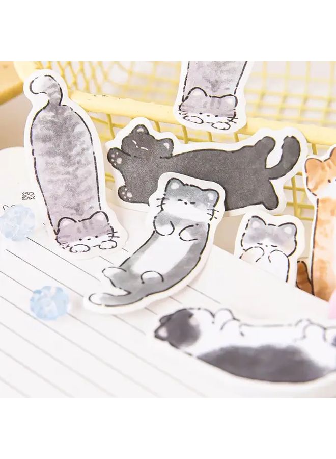 180 Pcs Play With Cat Index Tabs Adorable Pastel Sticky Notes for School Office Home - Image 3