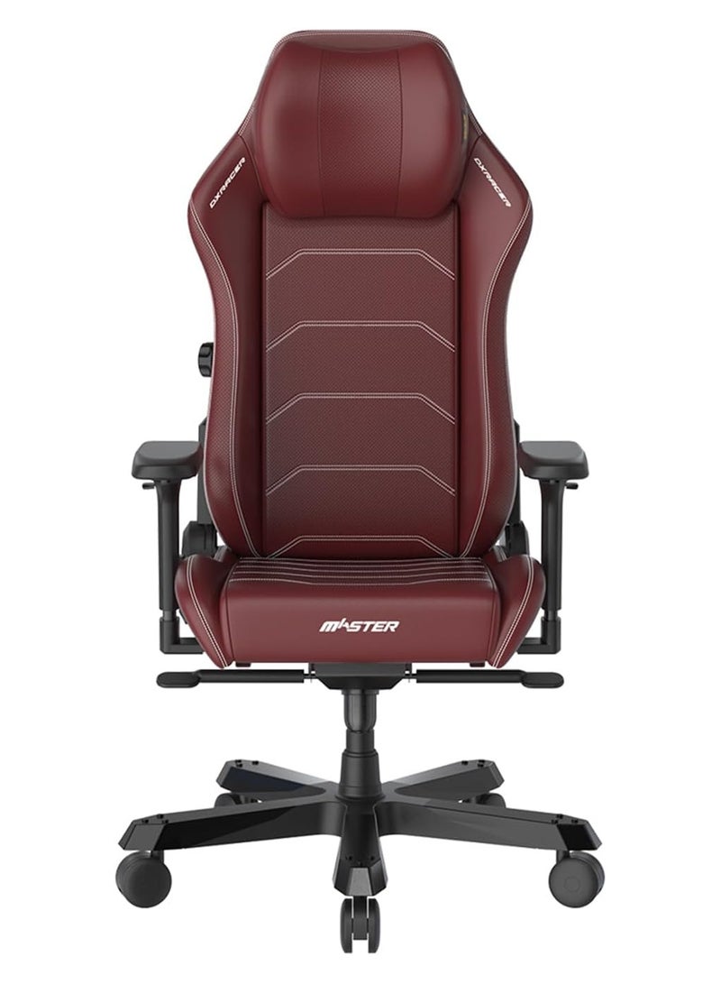 DXRacer 1238S Master Series Gaming Chair, Microfiber Leather, 4D Armrests, Multi-functional Tilt, 3" Casters, High Density Mold Shaping Foam, 220lbs Recommended Weight, Red | DMC-I238S-R-A3 - Image 1