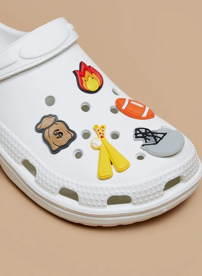 أكوا Boys Cars Applique Detail Clogs