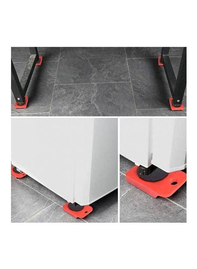 Heavy Duty Furniture Lifting System Lift Kit With 4 Sliders Multicolour - Image 1
