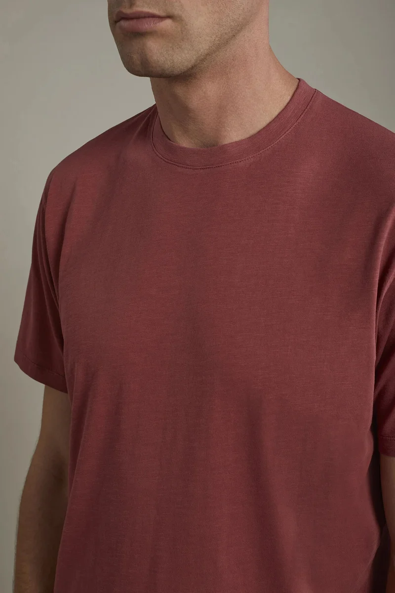 Doppelganger Men's round neck t-shirt 100% cotton - Antique Rose