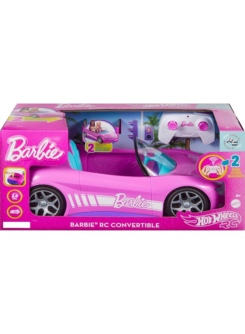 Barbie & Friends Pink Convertible RC Car - Image 1