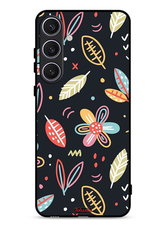 Tolwak Samsung Galaxy S25 FE Protective Case Cover Flowers And Leaves Abstract Art - Image 1