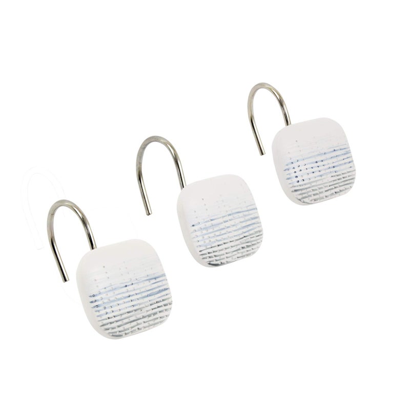 Croscill Nomad Shower Curtain Hooks Blue