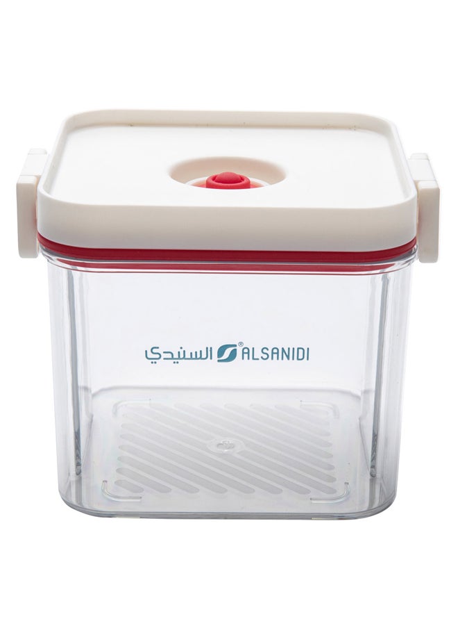 Closed storage box, Transparent , Size 12* 10.3* 9.4 Cm