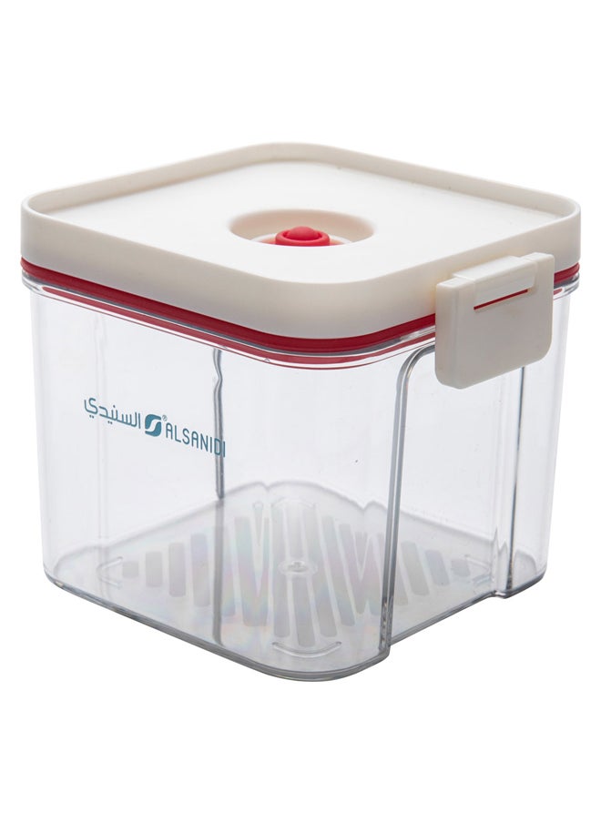 Closed storage box, Transparent , Size 12* 10.3* 9.4 Cm