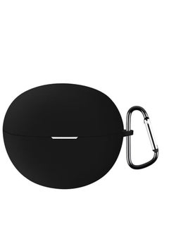 Generic Case For Realme Buds T101 Protective Silicone Case With Keychain Cover black 