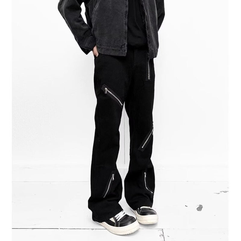 Unisex Classic Denim Jeans Loose Fit Daily Outdoor Wear - Image 3
