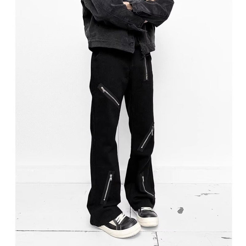 Unisex Classic Denim Jeans Loose Fit Daily Outdoor Wear - Image 5